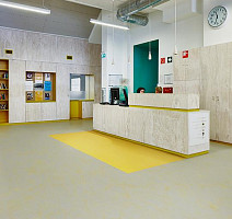 Forbo Marmoleum Solid Concrete 3741-374135 yellow glow фото 3 | FLOORDEALER